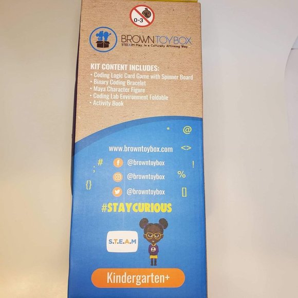 NEW Brown Toy Box Coding and App Development Steam Kit/Kids Coding Activity Box - Picture 7 of 10